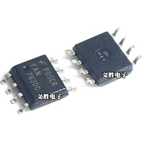 5PCS Brand New Original FAN7930 FAN7930C LCD Power Chip SOP8 Patch 8 Feet