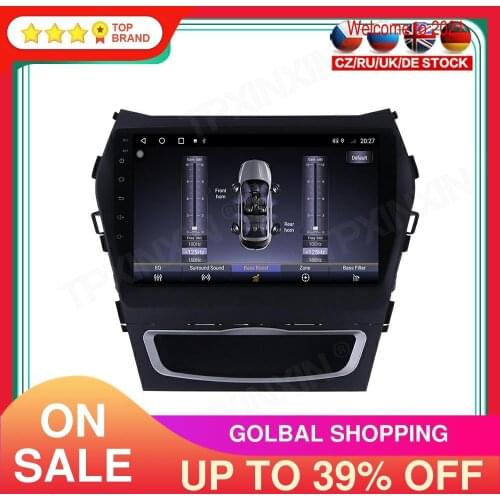 6+128G Android For Hyundai IX45 Santa Fe 2014-2018 Car Gps Navigation Stereo Unit Multimedia Player Radio Tape Recorder Headunit