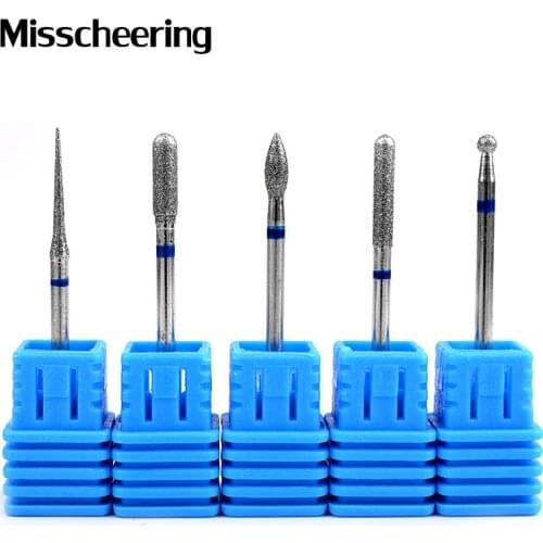 1 Pcs Diamond Tungsten Nail Drill Bit Rotate Burr Milling Cutter Bits For Manicure Electric Nail Drill Accessories Nail Tools