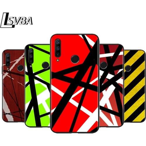 Anti-Fall Soft Black Cover Cool Fashion Stripes For Huawei Honor 10i 10 8S 8C 8X 8A 8 7S 7A 7C Pro Phone Case