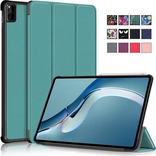 For Huawei MatePad Pro 12.6 inch 2021 Tablet Cases WGR-W09 WGR-W19 Slim Magnetic Folding Stand Leather Flip Smart Cover Case