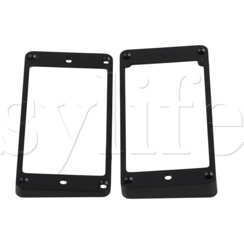 Black Humbucker Pickup Ring Curved Bottom For uitar