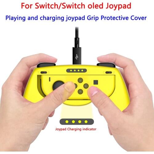 For Switch/Switch Oled Joy-con Handle Grip Joycon charge Stand Confortable Controller Holder For Switch Oled Game Accessories