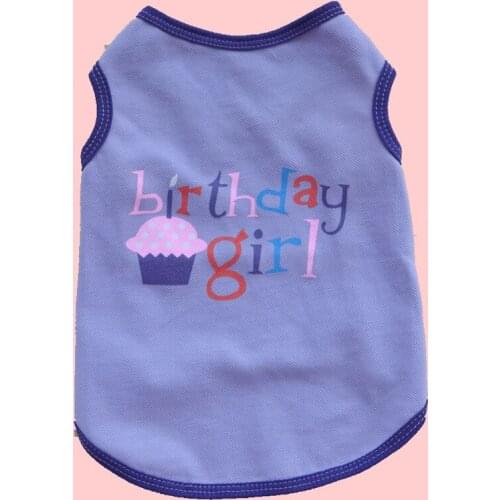 Purple Pet Puppy Summer Shirt Small Dog Cat Pet Clothes Vest T Shirt Costume : Clothes Classics Dog