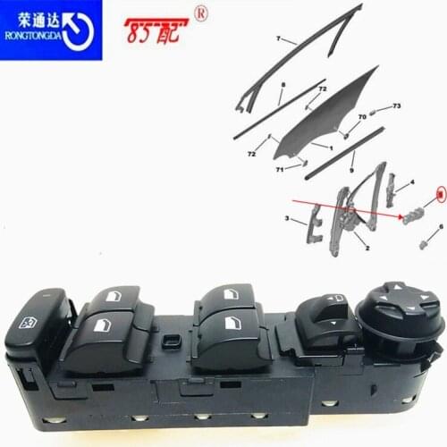 Power window master switch left front drivers door 98042246ZD YL003608ZD For Peugeot 4008 5008 For Citroen C5 AIRCROSS