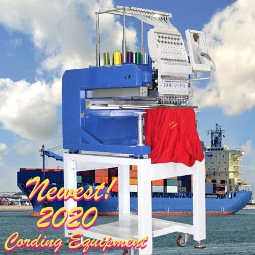 HOLiAUMA Newest bigger flat clothing 3d embroidery machine computer price single head barudan Automatic embroidery machine japan