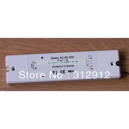 KC-DC-032(play-1);Receptor for KS-RGB-01 rgb play I controller;DC12-32V input,max 5A*3 channel output