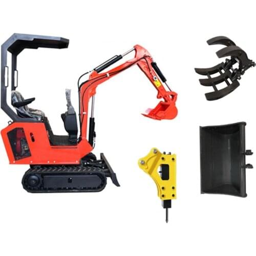 China CE EPA Backhoe Crawler Mini Excavator Micro Bagger Post Hole Digger Garden Farm Machinery