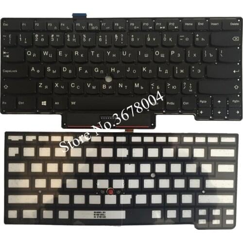 NEW Backlit Russian/Kazakhstan laptop keyboard for Thinkpad X1C 2013 X1 Carbon MT 3443 3444 3446 3448 3460 3462 3463 KZ/RU