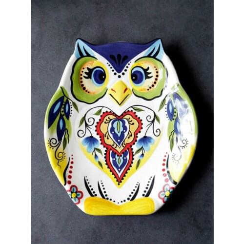 Creative Cartoon Plate Breakfast Snack Plate Personalized Decoration of Household Tableware