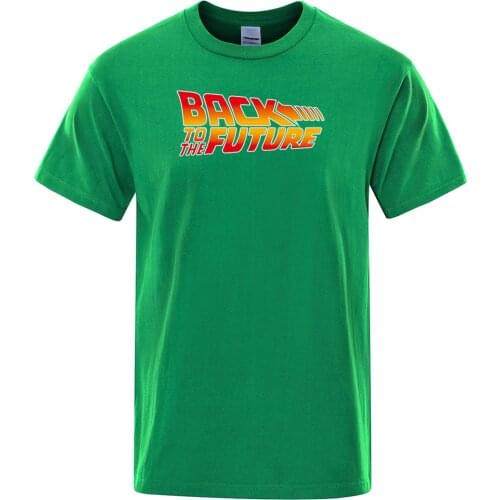 Back To The Future Movies T-shirt Men 2019 Casual Brand Clothes Tee Shirts Movies Harajuku Mens T-shirts Hip Hop Tops T Shirt