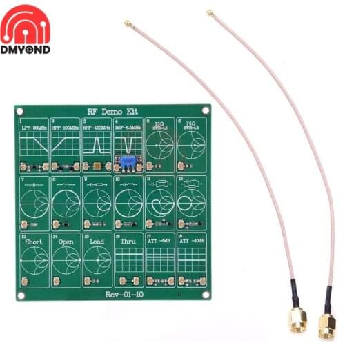 RF Demo Kit RF Demo Board for NanoVNA VNA RF Test Board Vector Network Test Filter/Attenuator Network Analyzers Electrical Tool