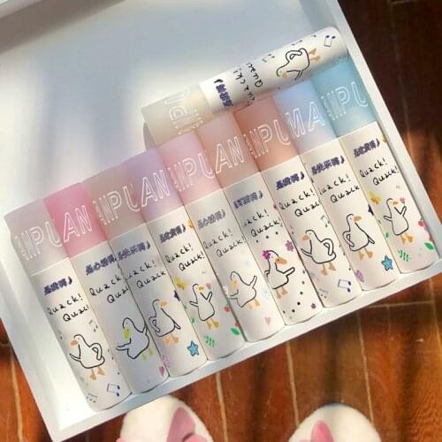 Duckling Lip Glaze Velvet Matte Lip Mud Moisturizing Natural Long-lasting No Blooming Nonstick Cup Lipstick Lip Makeup TSLM1