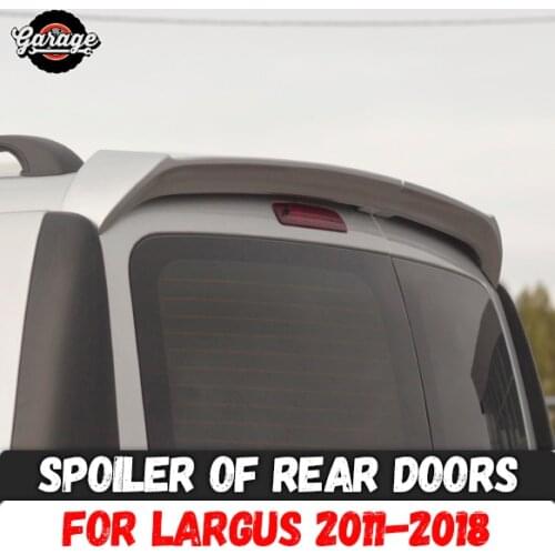 Spoiler for Lada Largus 2011- on doors of trunk ABS plastic sport styling accessories car tuning aerodynamic wing