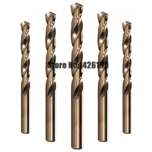 M35 10pcs 1.0mm-8.5mm HSS Hemp Flowers Cobalt Drill Special Stainless Steel Drill Bits (1mm/2mm/3mm/4mm/5mm/6mm/7mm/8mm)