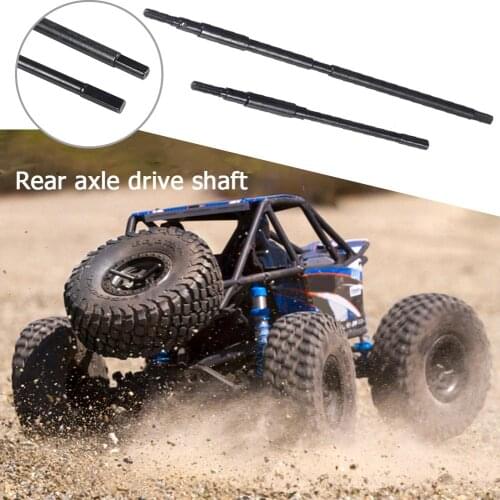 Hard Steel Rear Axle Drive Shaft CNC Finishing Process Treatment Strong 2pcs 1/10 RC Crawler Part for Axial WRAITH RR10