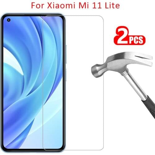 Protective glass for xiaomi mi 11 lite 5g screen protector tempered glas on xiao my 11lite light film xiomi xiami xaomi xiaomy