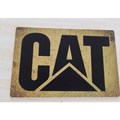 CAT Tin Sign Metal Sign Metal Poster Metal Decor Metal Painting Wall Sticker Wall Sign Wall Decor
