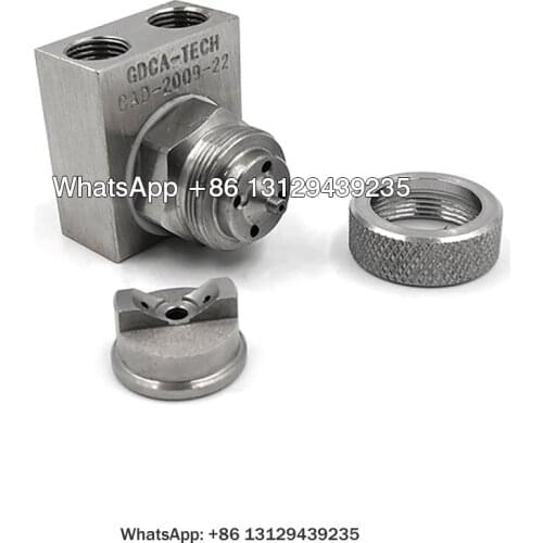 Liquid Misting External Mix Fine Spray Air Atomizing Nozzle,Stainless Steel Unadjustable Compact Air Atomizing Spray Nozzle