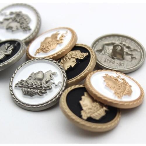 10pcs/lot Cameo Head Metal Buttons West SweaterCardigan Coat Decorative Accessories DIY Cothing materials YS201018-2