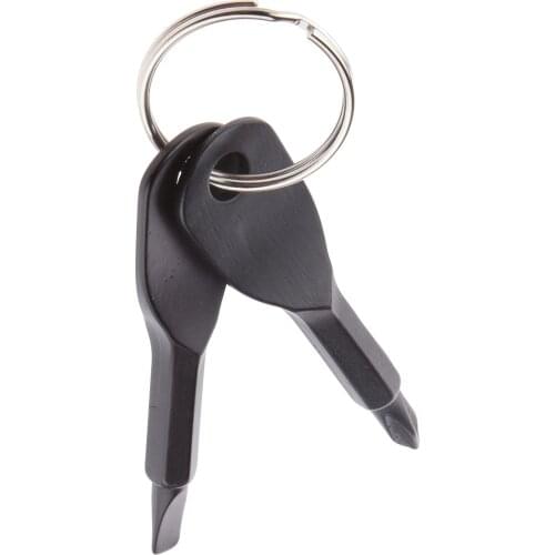 2in1 Outdoor Sports Tool Screwdriver Keychain Emergency Accessory to