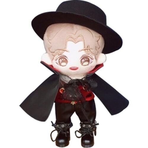 2019 20cm exo doll use eva velvet doll hat doll cap fluffy Clothing & Accessories for Plush Stuff got7 night Lily 1/3 bjd