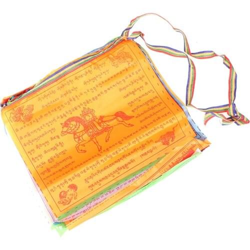 8.4m 30 Sheets 5Colors Religious Flags Tibetan Buddhist Supplies Prayer Flag