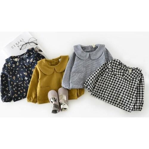 Baby Girls Blouse 2020 Spring Baby Girl Clothes Children Clothing Newborn Girl Blouse Cotton Child Shirt Blusas Kids Clothes