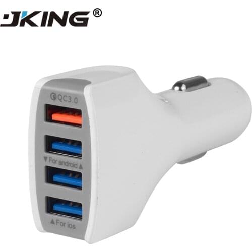 Quick Charge 3.0 QC3.0 Car Charger Mobile Phone Car-Charger 4 Port USB Car Charger Adapter Cable Universal For iPhone Samsung