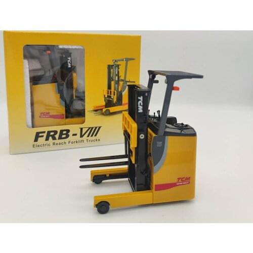 1/20 Alloy FRB-VIII Electric Reach Forklift Trucks Model Toy Vehicle Collection Engineering Car Toys Gifts For Children Kids