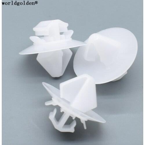 Worldgolden 100pcs auto fasteners Trim Panel Retainer European Car 85654, for Peugeot#856548