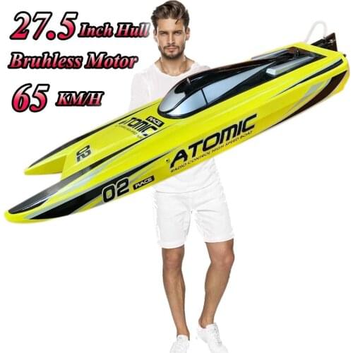 Ready to Go) 27.6"Inch Large Remote Control Boat Under Brushless Motor ​​Racing S011 Oversized Electric Rc Top Speed ​​65km/H