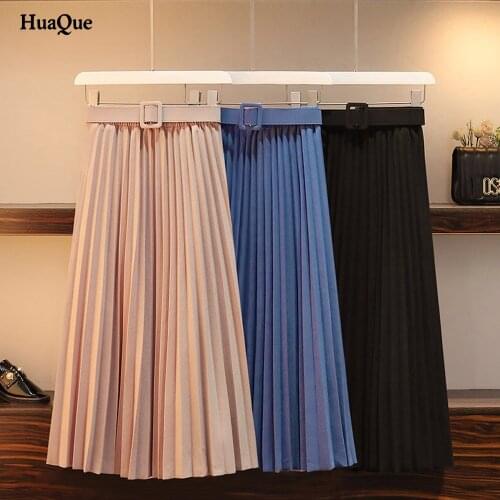 Hua QueeNe Women's Pleated Skirts