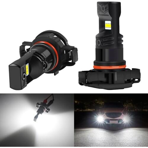 Katur H16/5202 PSX24W Led Bulbs For Cars Driving Driving Fog Lights CSP Chip Super Bright 6000K White Lighting High Power Lamp