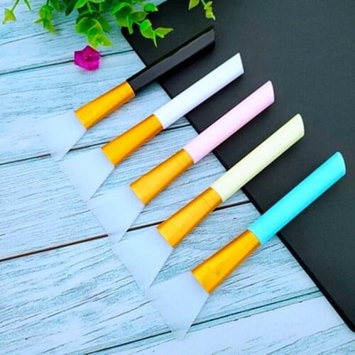 1Pcs Gel DIY Cosmetic Beauty Tools Professional Makeup Brushes Face Mask Brush Silicone Wholesale