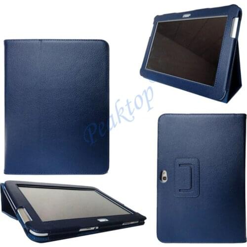 Magnet Pu Leather Stand Cover Case For Samsung Galaxy Note 10.1 GT N8000 Tablet N8010 N8013 N8020 Folio Flip Book Case