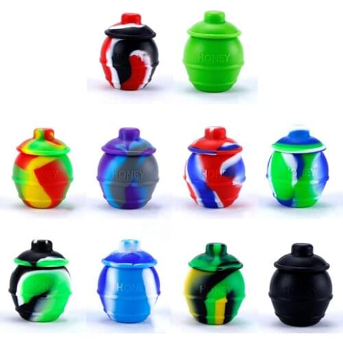 Multipurpose Stainless Steel Tin Box 5ml Silicone Wax Container Wax Pick Tool Set Travel Kit Cigarette Case 2021