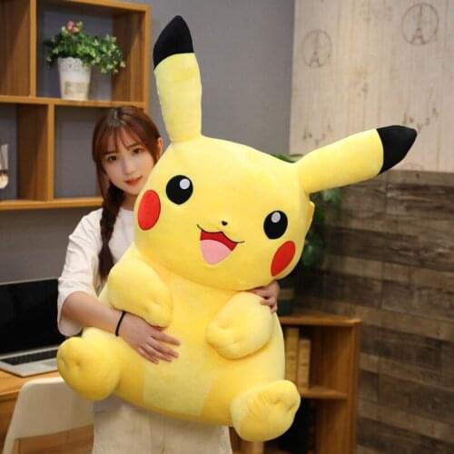 50cm Big Size Pikachu Plush Toy Pokemon Stuffed Toy Bulbasaur Pillow Psyduck Squirtle Charmander Peluche Kawaii Baby Gift