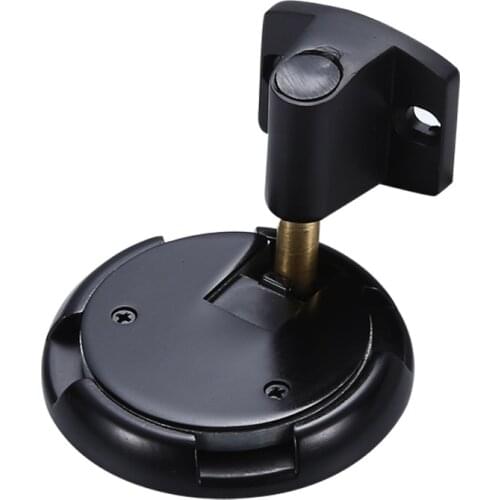 Non-Magnetic Self-Locking Door Stopper Mechanical Stop Outdoor Windproof Door Stop Nail-Free Stickers Furniture Hardware