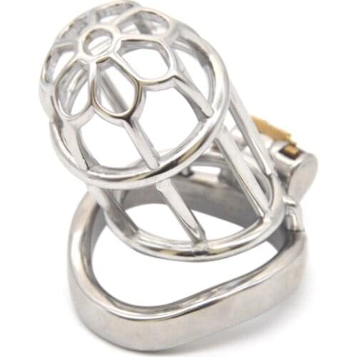 Sex Products Arc Rings Male CB Chastity Lock Anti Derailment Penis Lock Chastity Device JJ Birdcage Sex Toys for Men