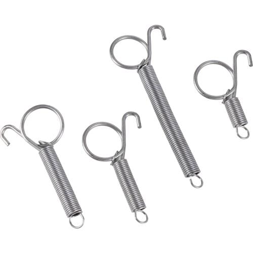 Wire Dia 0.6mm Fixed spring Diameter Tension Spring With Open Hook Extension Spring Pullback Spring Length 7-11cm 2pcs