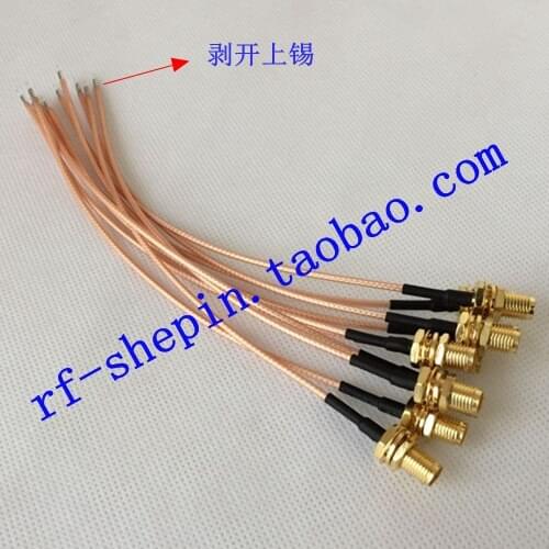 SMA-k Female Single-head Extension Cord Antenna Modified Jumper RG178 Silver-plated Jumper