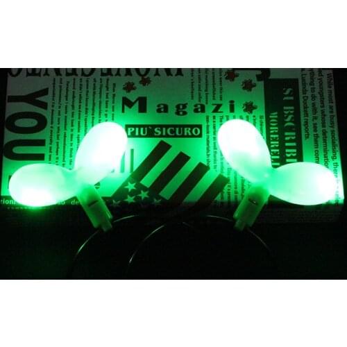 Luminous LED Flash Bean Sprouts Grass Tree Hairwear Headwear For Girls Women Gifts Toys Costume Party Props Festival Concert