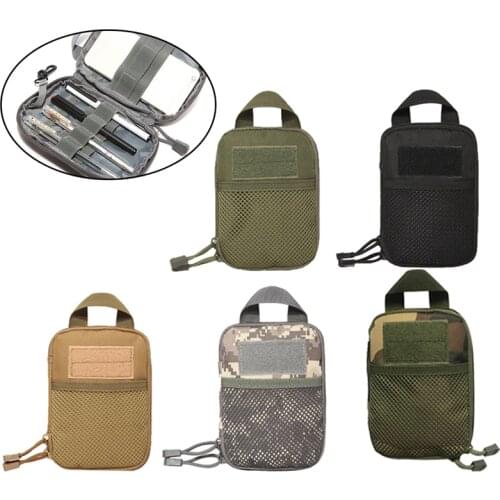 Outdoor Tactical Molle Medical First Aid Edc Pouch Phone Pocket Bag Organizer