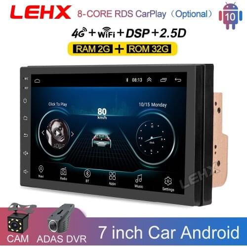 7''Car Android 9.0 Car Radio Stereo GPS Navigation Bluetooth USB 2 Din Touch Car Multimedia Player Audio Player Autoradio Rated