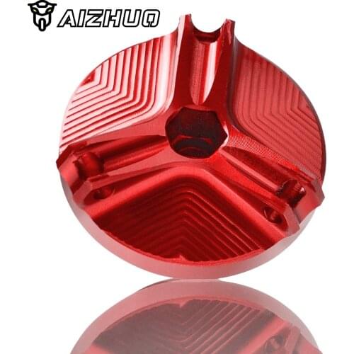 Motorcycle Engine Oil Drain Plug Sump Nut Cup Oil Filler Cap Plug Cover For Ducati DIAVEL 2010-2015 2011 2012 2013 2014