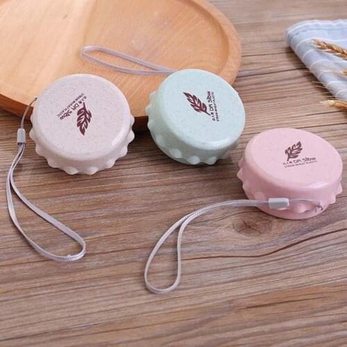 130ML Travel Cup Wheat Straw Steel Silicone Retractable Folding cups with Lid Coffee Cups Outdoor Sport Water Cup