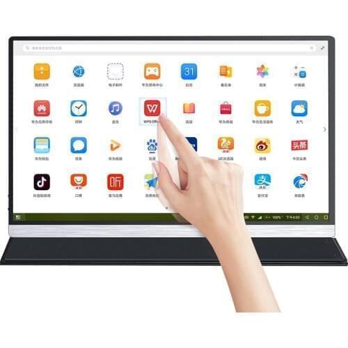 15.6 inch 4K touch portable monitor for switch xbox Ps4 Dual Type C USB HDMI smart phone