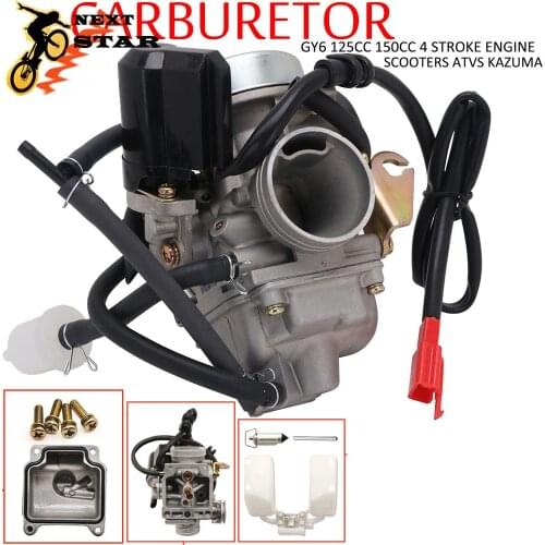 24mm Zinc Universal Carburador For Yamaha GY6 125cc 150cc Scooter Moped PD24J CVK CARBURETOR CARB ATV Kazuma QUADS GO-KART BUGGY
