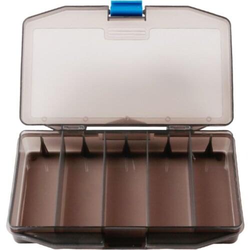 5 Compartment Fishing Tackle Box Bait Lure Hooks Box Bait Multi-function Storage Case Fishing Tool Tackle Sorting Case